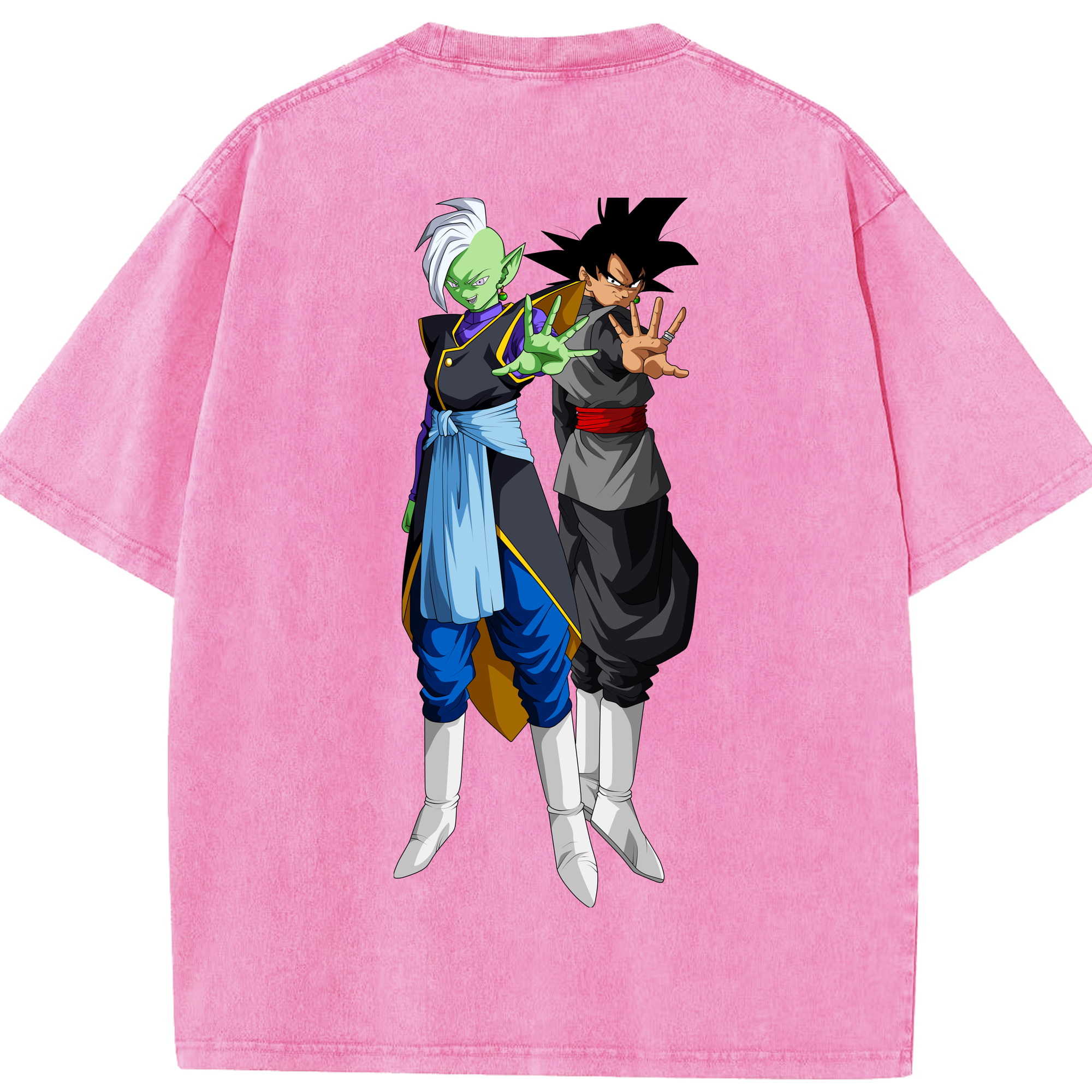（画像用） ドラゴンボール DRAGON BALL 綿100% ヴィンテージ風 半袖Tシャツ（背面プリント）